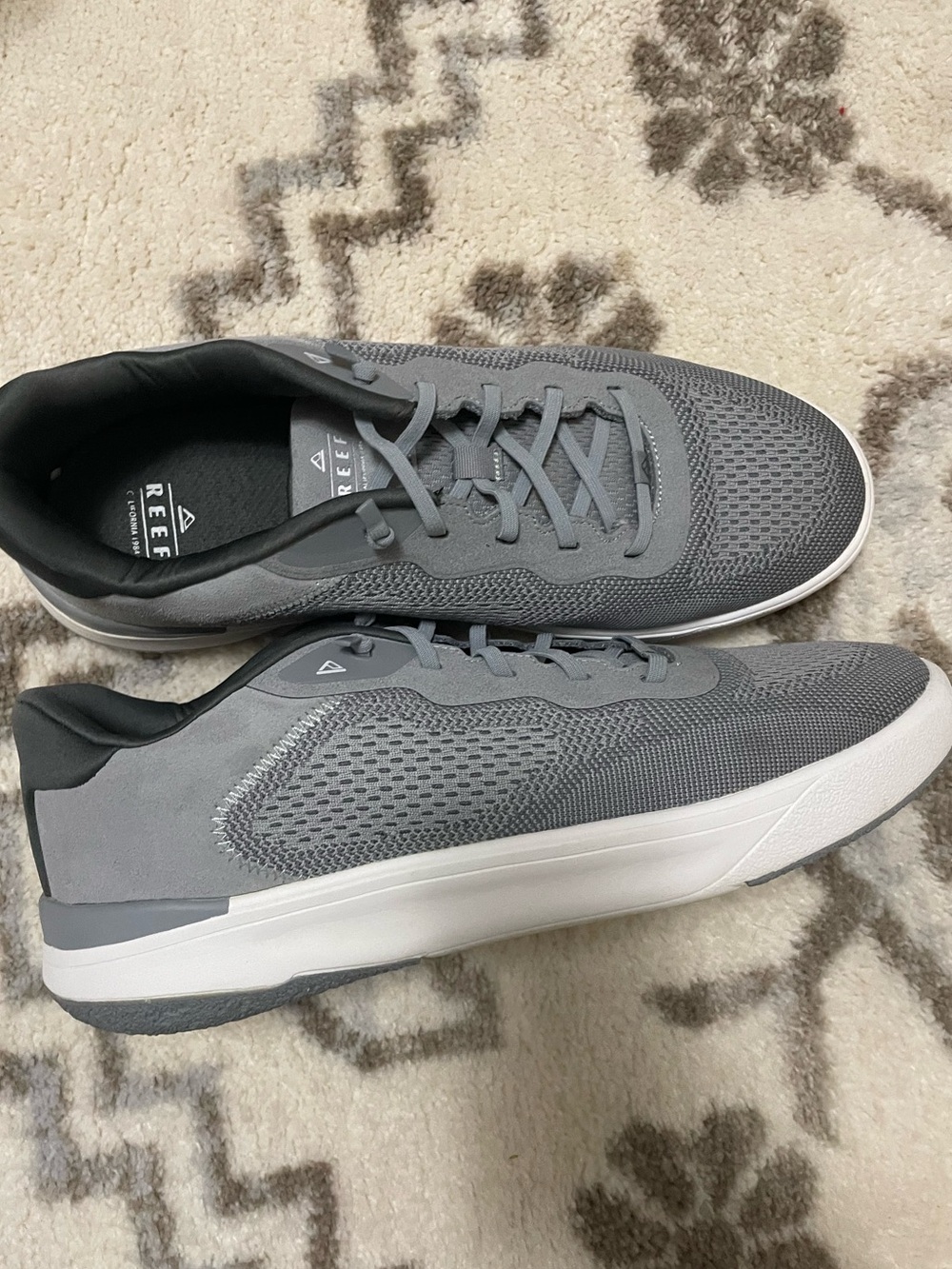Reef Shoreline Del Mar Sneaker Mens Size 14 Heather Grey